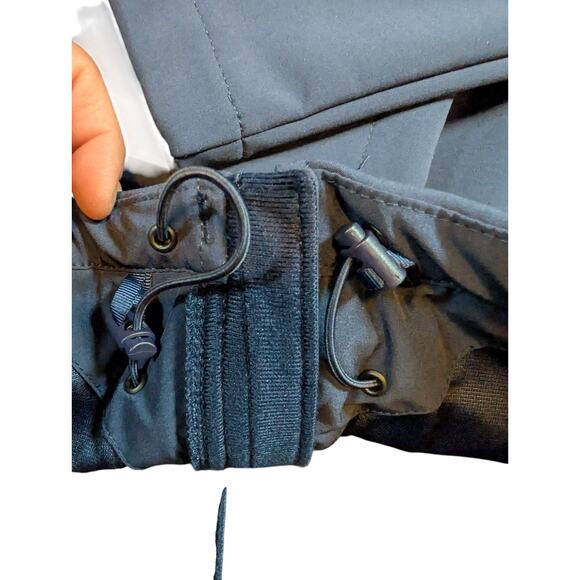 THE NORTH FACE Windwall Women’s S/P Fleece Lined Softshell Jacket Navy Blue - Picture 6 of 10